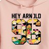 Women's - Hey Arnold! - Arnold 1996 Cropped Graphic Hoodie - 2 of 3