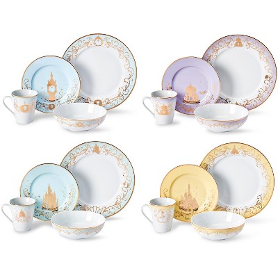 dinner set with mugs