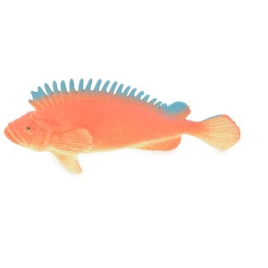 Collectible Wildlife Gifts | Red Snapper, Sebastes miniatus, Saltwater, Rubber Fish, Realistic, Model,  Toy, Gift,       4 1/2"        F0416  B378 - 1 of 4