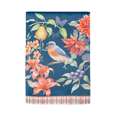 Evergreen Summer Suede Garden Flag 12 x 18 Inches Indoor Outdoor Decor
