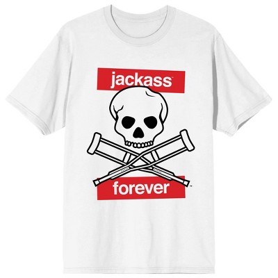 Jackass Forever Key Art Women's White T-shirt-xl : Target