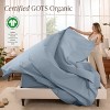 260 Thread Count Organic Cotton Percale Bed Sheet Set by Bare Home - 2 of 4