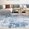 Washable Area RugModern Abstract Rugs for Living Room Soft Rug Non-Slip Large Area Rugs Contemporary Rug Indoor Stain Resistant Bedroom Rugs - 4 of 4