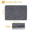NewHome"Fluffy 4' x 2.6' Anti-Skid Shaggy Area Rug for Nursery, Bedroom, and Living Room Décor"BlackGreyCoffee&Pink - 2 of 4