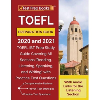 TOEFL Preparation Book 2020 and 2021 - by  Tpb Publishing (Paperback)