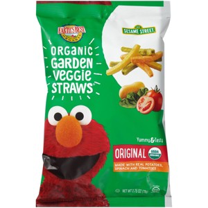 Earth's Best Organic Original Veggie Straws Sesame Street Baby & Toddler Snacks - 2.75oz - 1 of 3