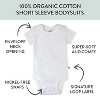 Honest Baby 5-Pack Organic Cotton Short Sleeve Bodysuits - 2 of 4