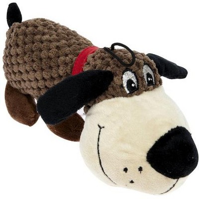 Multipet In ternational DMP Nubbin Head Plush Dog Toy