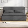 Mjkone Queen Size Pull Out Sofa Bed, 2-in-1 Modern Pull Out Linen Sleeper Sofa Couch - 4 of 4