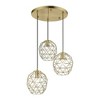 Livex Lighting Geometrix 3 - Light Pendant in  Antique Brass - 4 of 4
