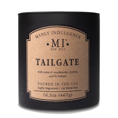 16.5oz Black Soy Scented Jar Candle with Lid