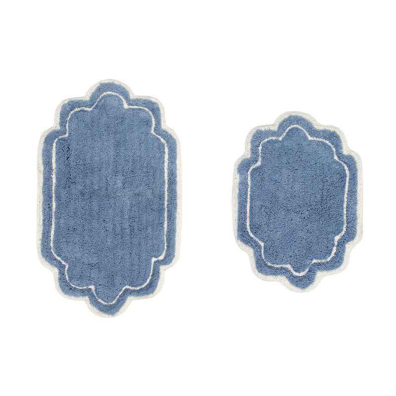 Allure Collection Cotton Tufted Set of 2 Bath Rug Set - Home Weavers, 2 of 5