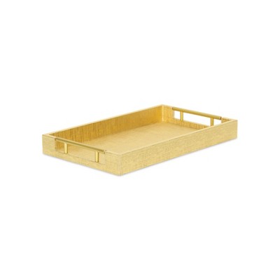 Cheung's Lusan Vinyl Tray - Gold Faux Snakeskin