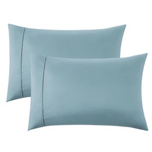 Bedsure-Polyester Microfiber Pillowcase 2 Pack Super Soft and Cozy Peached Fabric - 1 of 4