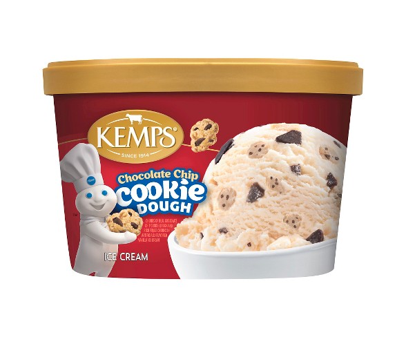 Kemps Chocolate Chip Cookie Dough Ice Cream - 48 fl oz