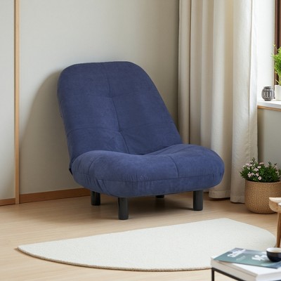 Adjustable Fabric Reclining Floor Chair with High-Density Sponge