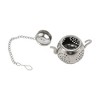 Unique Bargains Tea Infuser Tea Egg Design Infuser Traditional Style Hand Wash Stainless Steel Silver Tone 1Pcs - 4 of 4
