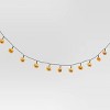 20ct LED Battery Operated Iridescent Pumpkin Halloween Indoor Outdoor Novelty String Lights Black/White - Hyde and EEK! Boutique™ - 3 of 4