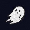 Dalix Ghost Embroidered Fleece Hoodie Cold Fall Winter Women - 2 of 4