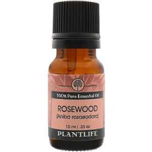 Plantlife Rosewood Aromatherapy Essential Oil – 100% Pure, Therapeutic Grade, No Additives or Fillers, Made in California, 10 ml - 1 of 2