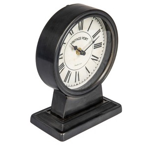 Storied Home Vintage Metal Mantel Clock - 1 of 4