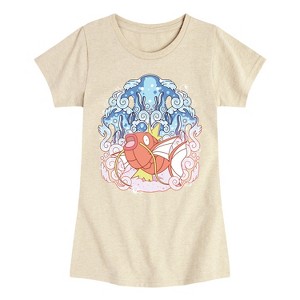 Girls' - Pokémon - Magikarp Aquatic Fitted Short Sleeve Graphic T-Shirt - 1 of 3