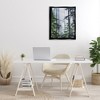 Stupell Industries Foggy Forest View Gold Framed Floater Canvas Wall Art - 2 of 4