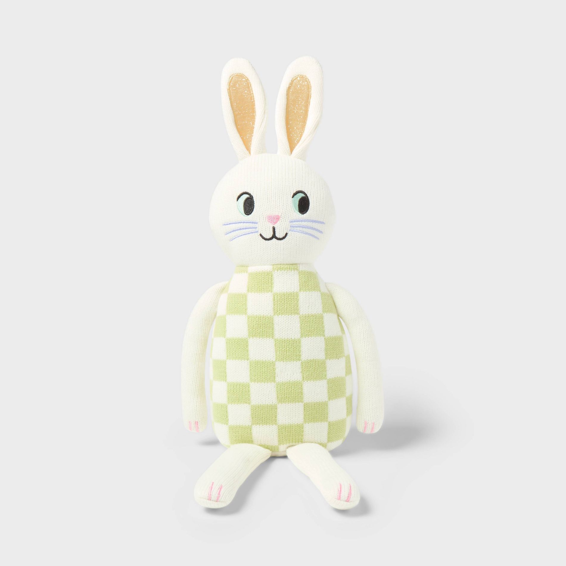 Easter Knit Bunny White and Green - Spritz™