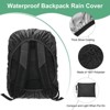 Unique Bargains Waterproof Backpack Rain Cover with A Carry Pouch for Hiking/Biking 1 Pc - 2 of 4