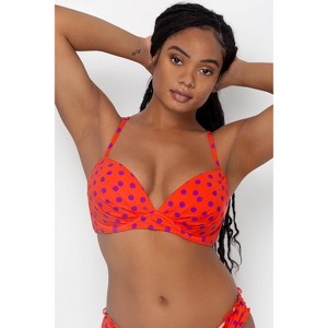 Smart & Sexy women Swim Secret Convertible Push-Up Bikini Top - 1 of 4
