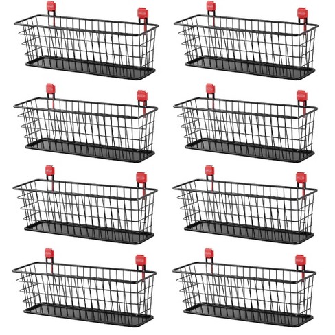 wall mounted wire baskets for storage