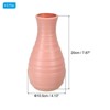 Unique Bargains Ceramic Look Wedding Table Centerpieces Decor Plastic Flower Vase 2 Pcs - 2 of 4