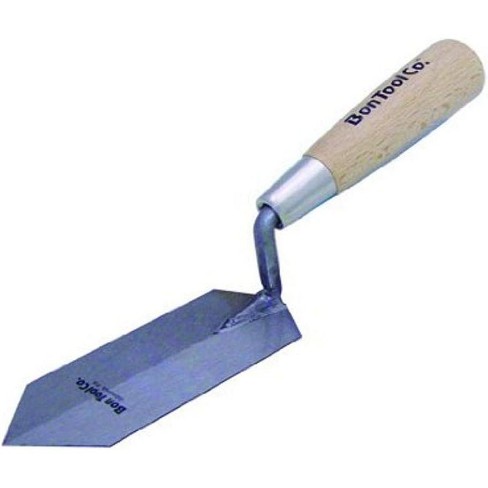 Bon Tool 11-999 Diamond Detail Point Trowel 8-inch X 2-inch Wood Handle ...