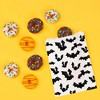 Big Dot of Happiness Black Bats White Paper Treat Bags, Halloween Party Individual Candy Snack Favors, Greaseproof Sandwich Cookie Bags - 25 Count - 3 of 4