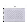 Knightsbridge Shooting Star 220 GSF Reversible Bath Rug 20 x 30 - White - 2 of 4