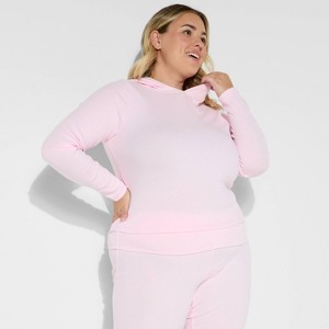 Women's Slim Fit Long Sleeve Hoodie - Wild Fable™ - 1 of 3