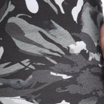 black splash floral