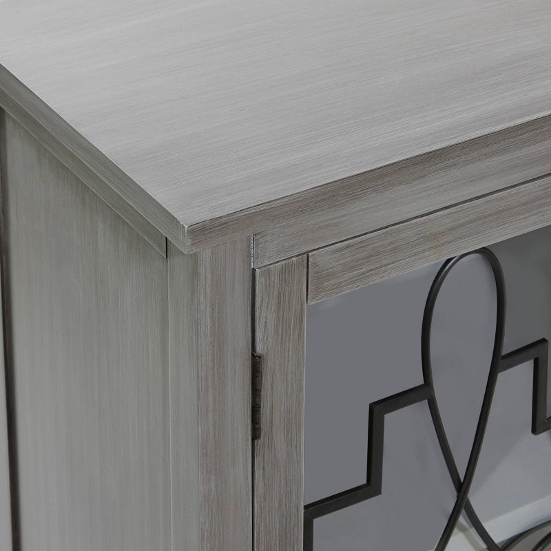 Contemporary Wood Cabinet Gray - Olivia &#38; May, 6 of 10