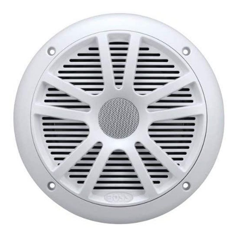 BOSS Audio MR6W 6.5" 360W Dual Cone Marine/Boat Speakers Stereo, White (4 Pack), 3 of 7