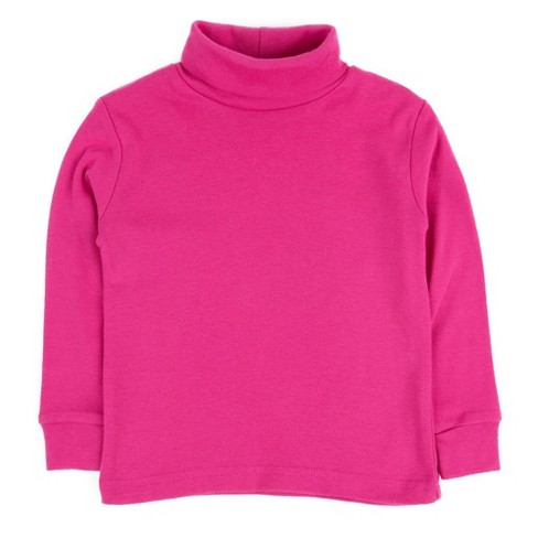 Pink turtleneck online sweatshirt