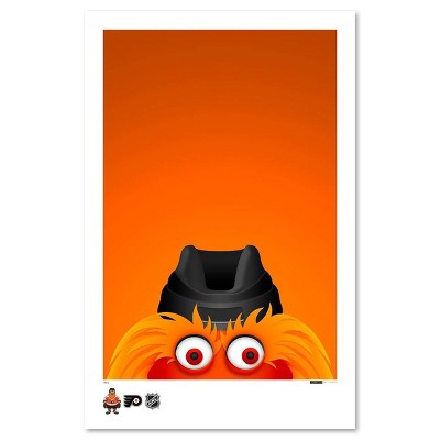 NHL Philadelphia Flyers Gritty Mascot Art Poster Print