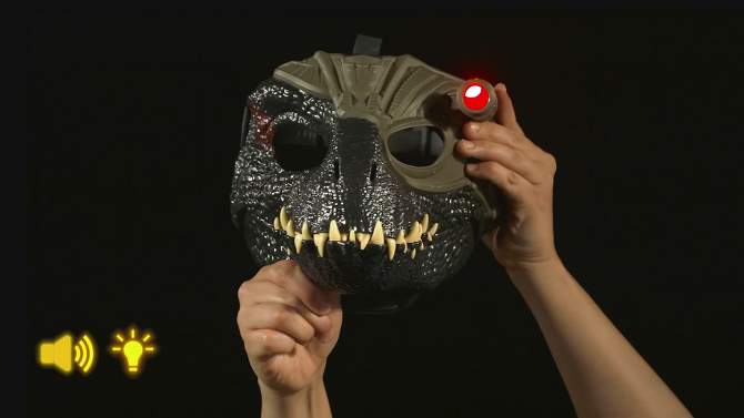 Jurassic World Track &#39;N Roar Indoraptor Role Play Mask, 2 of 8, play video