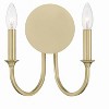 Crystorama Lighting Payton 2 - Light Sconce in  Vibrant Gold - 3 of 4