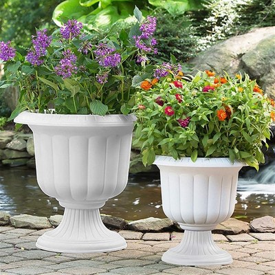 Stone 14-Inch Classic Grecian Urn Planter
