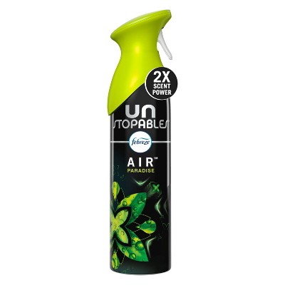 Febreze Unstopables Air Effects Odor-Eliminating Air Freshener Paradise - 8.8 oz - Aerosol Can