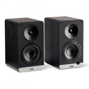 ELAC Debut ConneX DCB41 4-1/2" Powered Bookshelf Speakers with Built-in Bluetooth | Built-In Bass Enhancer with Variety of Inputs - 1 of 4