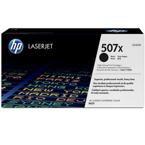 HP Inc. 507X High Yield Black Original LaserJet Toner Cartridge, ~11,000 pages, - 1 of 4