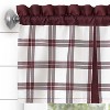 Kate Aurora Windowpane Plaid Country Farmhouse Rod Pocket Window Valance - image 4 of 4