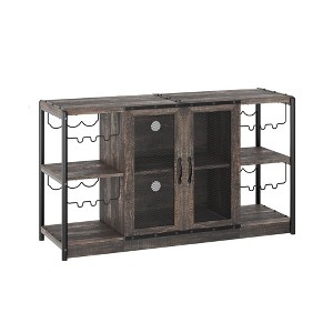 Wine Bar Cabinet, Liquor Cabinet for Liquor and Glasses, TV Stand & Wine Cabinets with Storage - 1 of 4