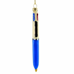 Cody Foster 4.75 In Retro Color Click Pen Retro Vintage Glass Tree Ornaments - 1 of 4
